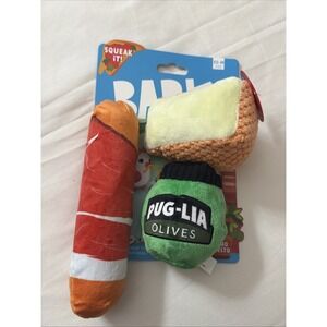 Brand New Gift Set BARK Prima Pawsto Dog Toy Set - Bark Dog Toy Set Box Toys Lot